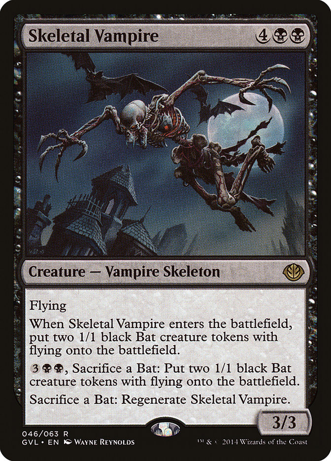 Magic the Gathering Card - Skeletal Vampire - MTG Circle
