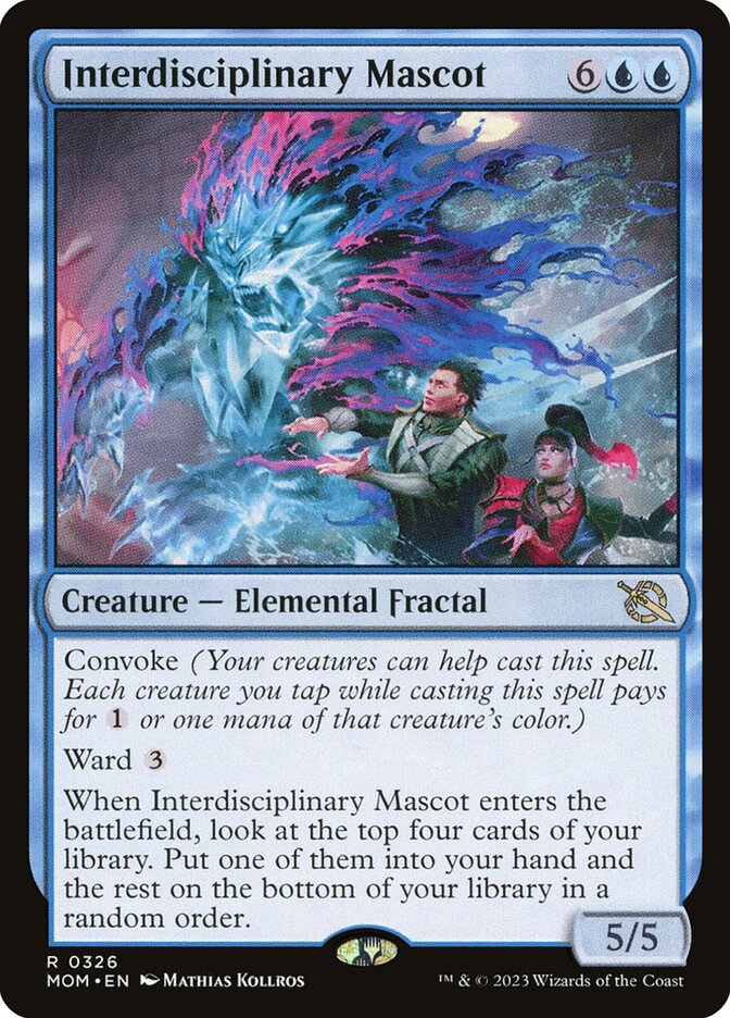 Magic the Gathering Card - Interdisciplinary Mascot - MTG Circle