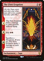 Magic the Gathering Card - The First Eruption - MTG Circle