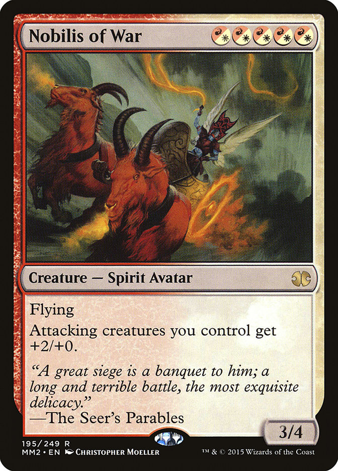 Magic the Gathering Card - Nobilis of War - MTG Circle