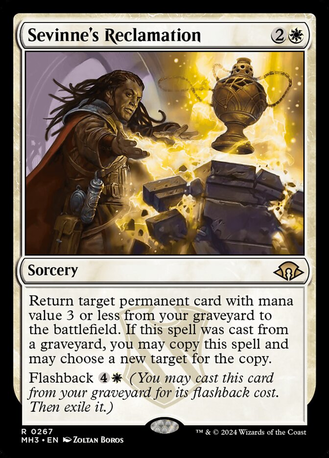 Magic the Gathering Card - Sevinne's Reclamation - MTG Circle