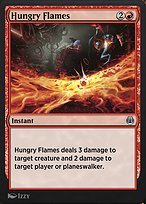 Magic the Gathering Card - Hungry Flames - MTG Circle