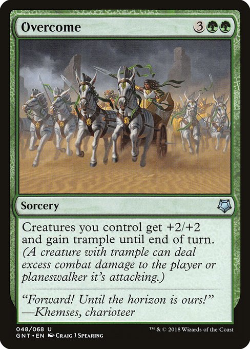 Magic the Gathering Card - Overcome - MTG Circle