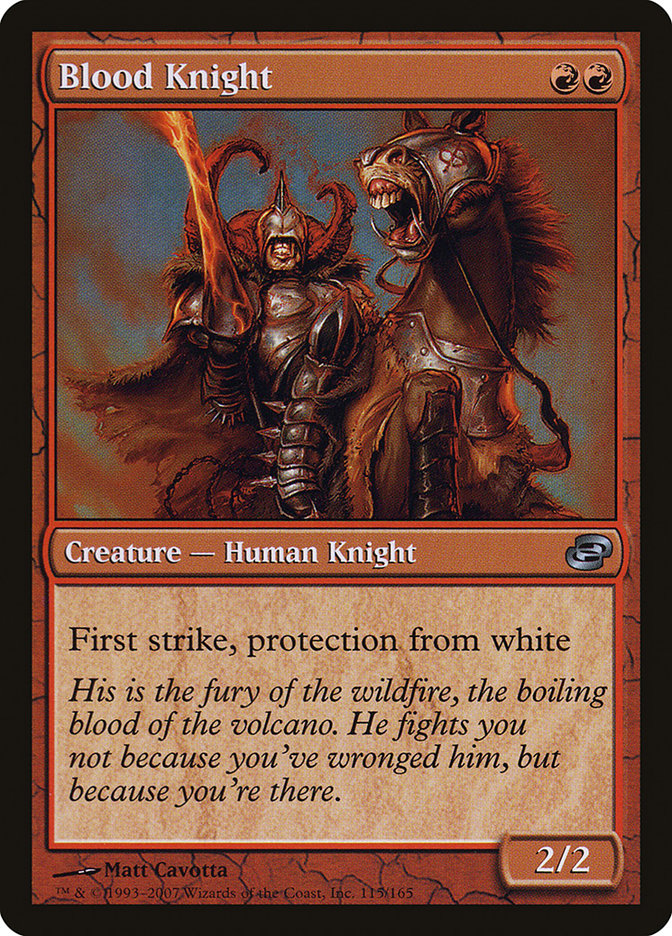 Magic the Gathering Card - Blood Knight - MTG Circle