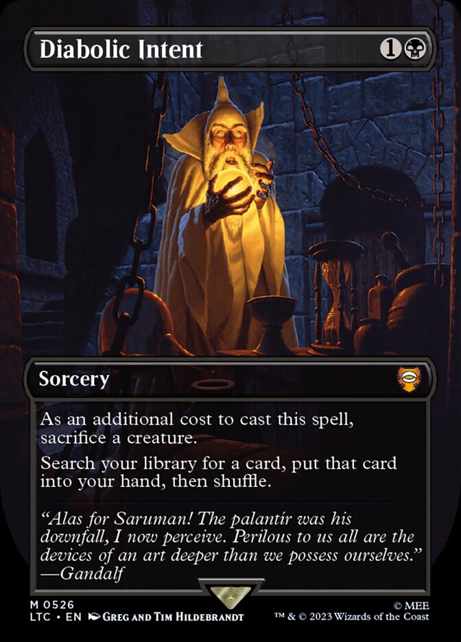 Magic the Gathering Card - Diabolic Intent - MTG Circle