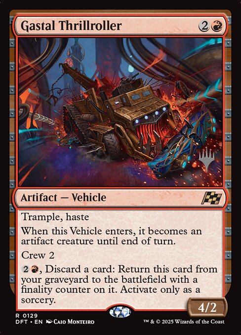 Magic the Gathering Card - Gastal Thrillroller - MTG Circle
