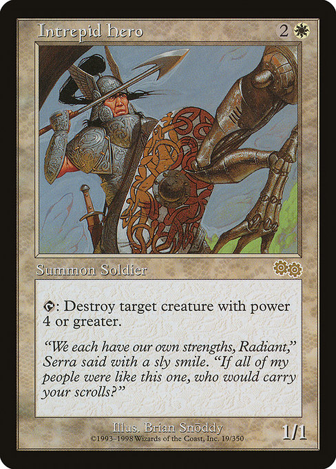 Magic the Gathering Card - Intrepid Hero - MTG Circle