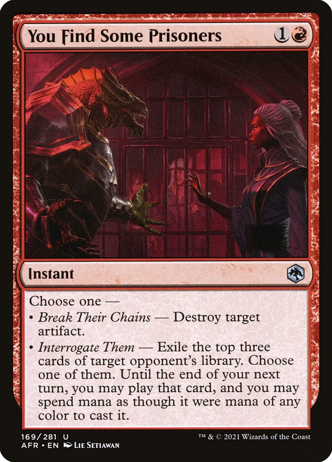 Magic the Gathering Card - You Find Some Prisoners - MTG Circle