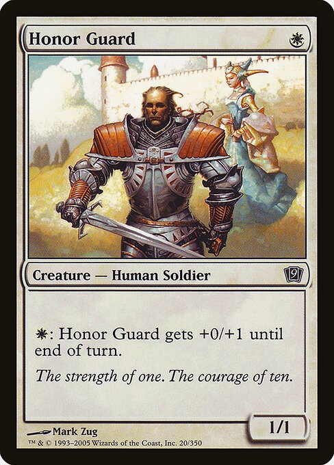 Magic the Gathering Card - Honor Guard - MTG Circle