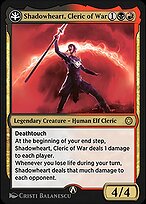 Magic the Gathering Card - Shadowheart, Cleric of War - MTG Circle