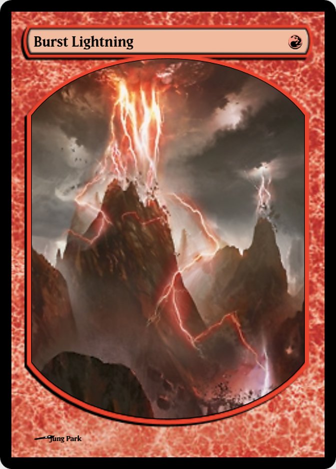 Magic the Gathering Card - Burst Lightning - MTG Circle