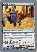 Magic the Gathering Card - Artful Looter - MTG Circle
