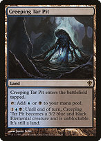 Magic the Gathering Card - Creeping Tar Pit - MTG Circle