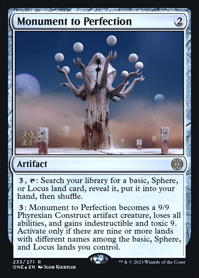 Magic the Gathering Card - Monument to Perfection - MTG Circle