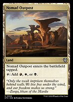 Magic the Gathering Card - Nomad Outpost - MTG Circle