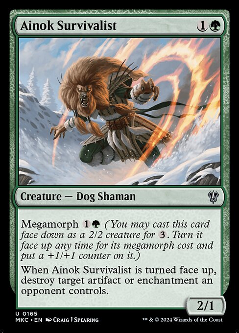 Magic the Gathering Card - Ainok Survivalist - MTG Circle