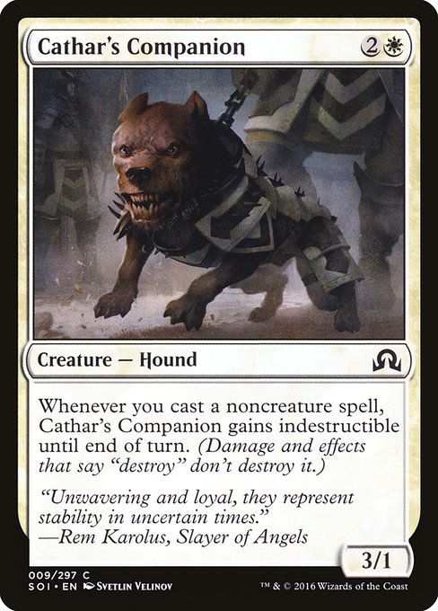 Magic the Gathering Card - Cathar's Companion - MTG Circle