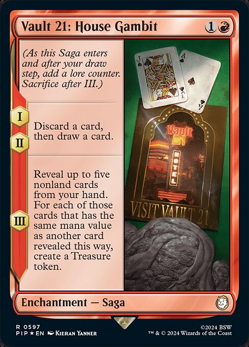 Magic the Gathering Card - Vault 21: House Gambit - MTG Circle