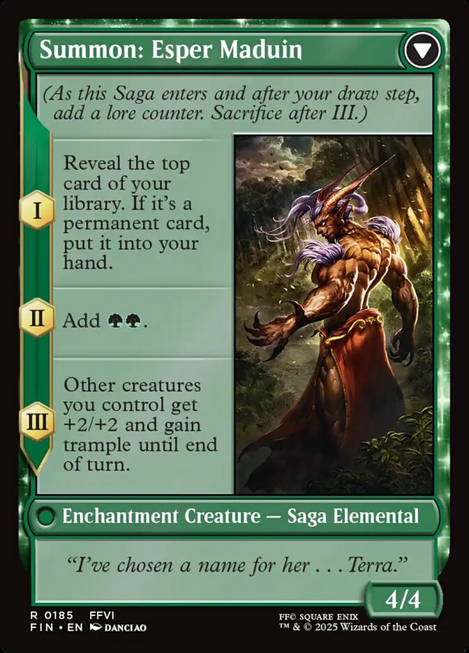 Magic the Gathering Card - Summon: Esper Maduin - MTG Circle
