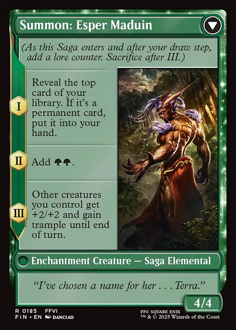 Magic the Gathering Card - Summon: Esper Maduin - MTG Circle