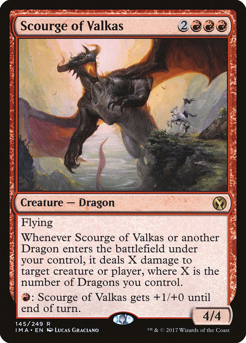 Magic the Gathering Card - Scourge of Valkas - MTG Circle