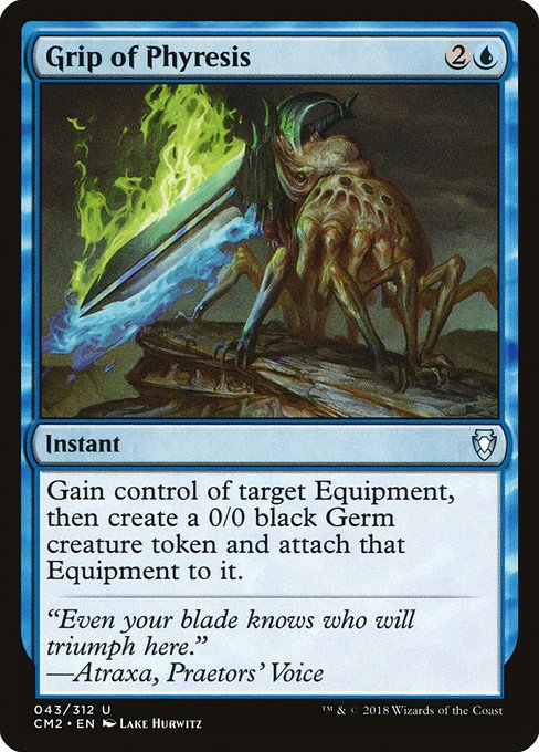 Magic the Gathering Card - Grip of Phyresis - MTG Circle