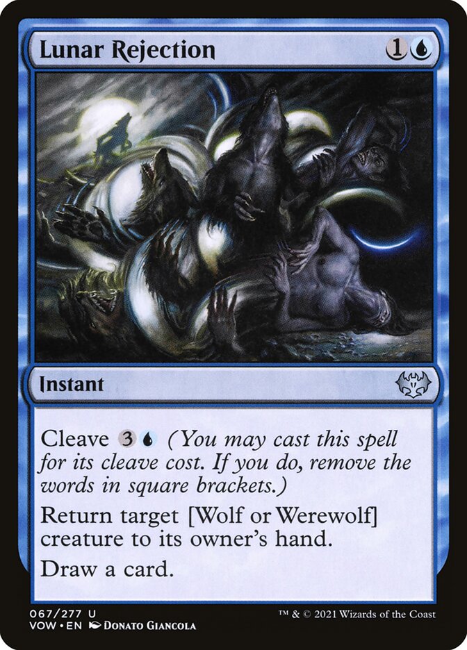 Magic the Gathering Card - Lunar Rejection - MTG Circle