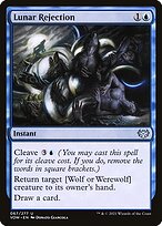 Magic the Gathering Card - Lunar Rejection - MTG Circle