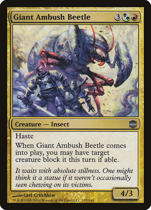 Magic the Gathering Card - Giant Ambush Beetle - MTG Circle