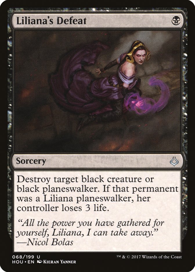 Magic the Gathering Card - Liliana's Defeat - MTG Circle