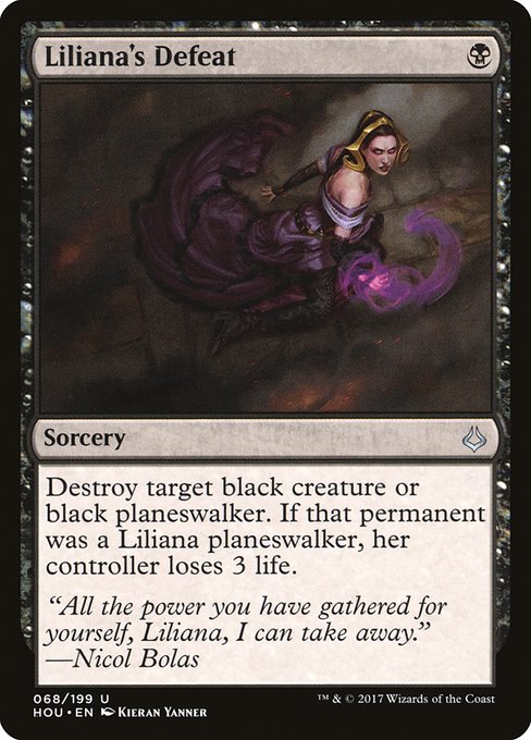 Magic the Gathering Card - Liliana's Defeat - MTG Circle