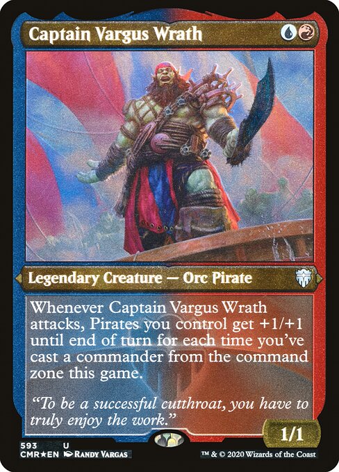 Magic the Gathering Card - Captain Vargus Wrath - MTG Circle