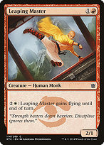 Magic the Gathering Card - Leaping Master - MTG Circle