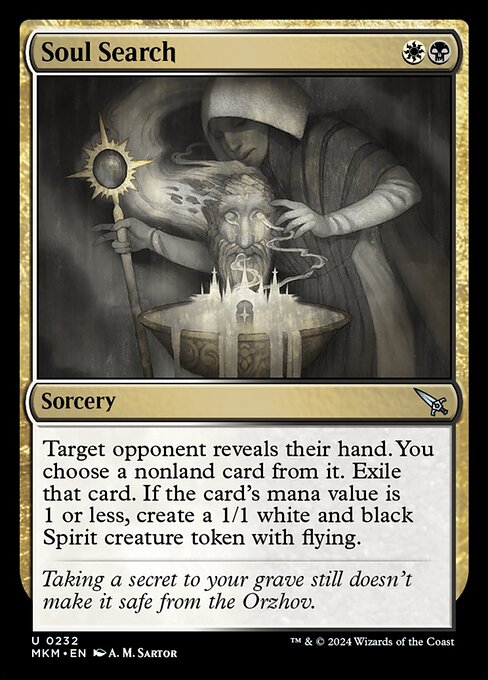 Magic the Gathering Card - Soul Search - MTG Circle