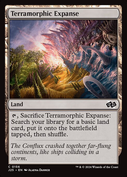 Magic the Gathering Card - Terramorphic Expanse - MTG Circle