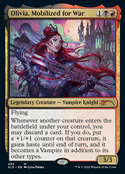 Magic the Gathering Card - Olivia, Mobilized for War - MTG Circle
