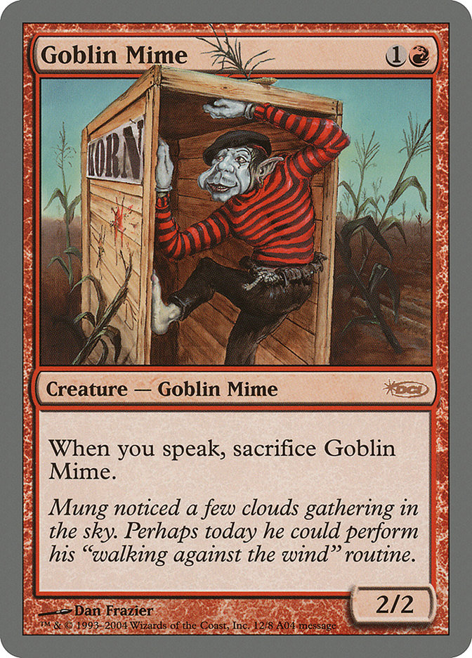 Magic the Gathering Card - Goblin Mime - MTG Circle