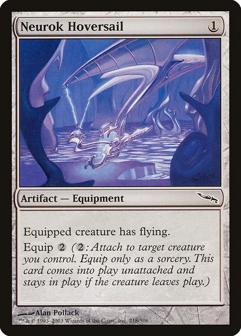 Magic the Gathering Card - Neurok Hoversail - MTG Circle