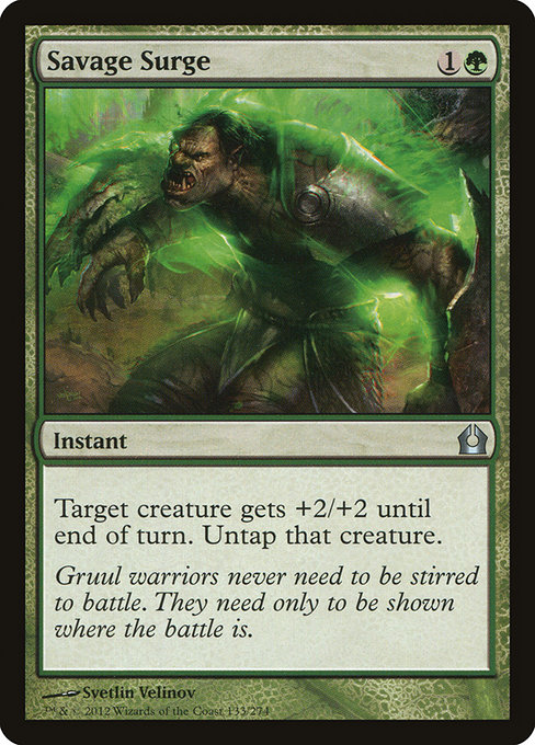 Magic the Gathering Card - Savage Surge - MTG Circle