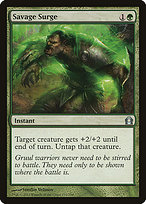 Magic the Gathering Card - Savage Surge - MTG Circle
