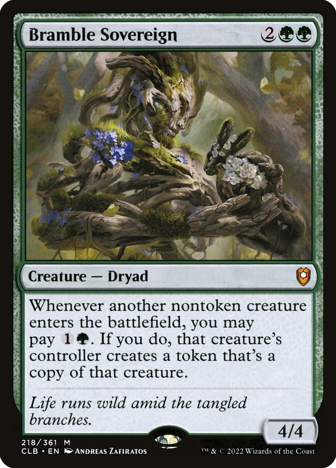 Magic the Gathering Card - Bramble Sovereign - MTG Circle