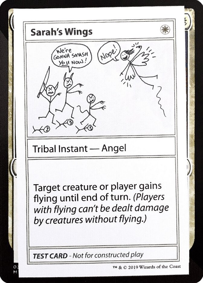 Magic the Gathering Card - Sarah's Wings - MTG Circle