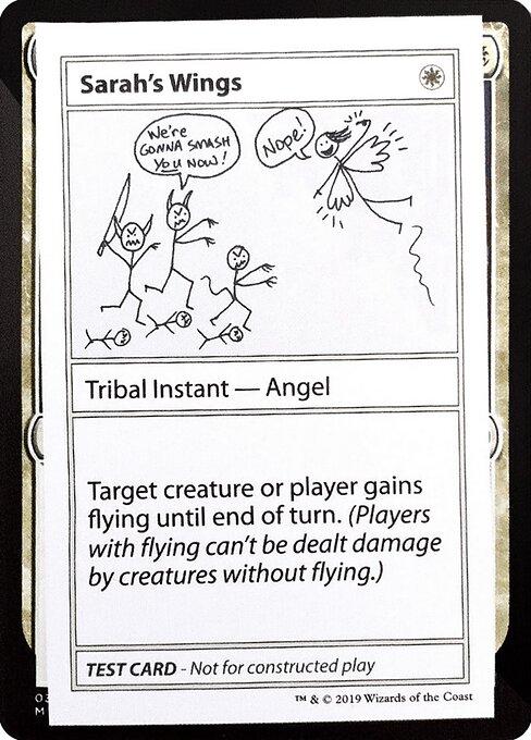 Magic the Gathering Card - Sarah's Wings - MTG Circle