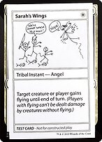 Magic the Gathering Card - Sarah's Wings - MTG Circle
