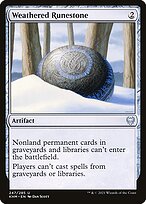 Magic the Gathering Card - Weathered Runestone - MTG Circle