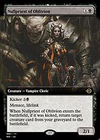 Magic the Gathering Card - Nullpriest of Oblivion - MTG Circle