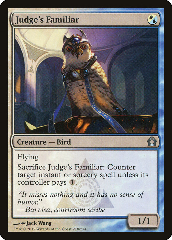 Magic the Gathering Card - Judge's Familiar - MTG Circle