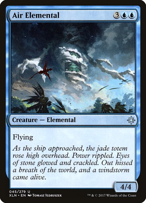 Magic the Gathering Card - Air Elemental - MTG Circle
