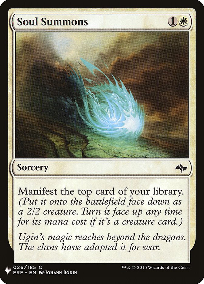 Magic the Gathering Card - Soul Summons - MTG Circle