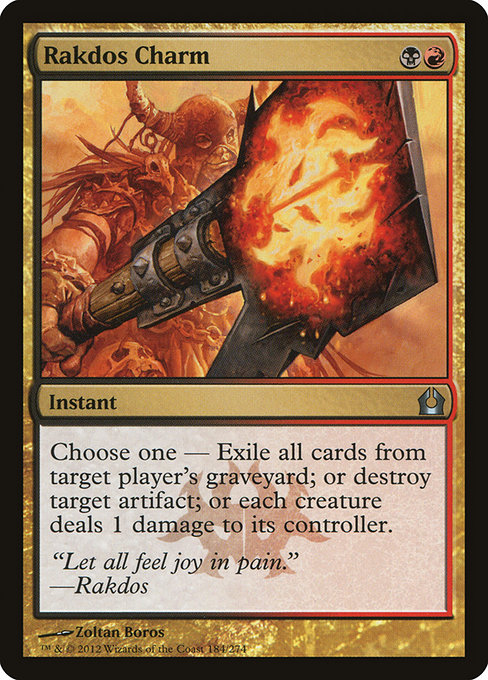 Magic the Gathering Card - Rakdos Charm - MTG Circle